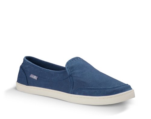 Slip On Sanuk Pair O Dice Femme - Bleu Marine QHNBSO947